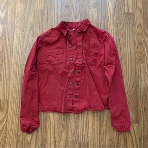 Red Button Jacket